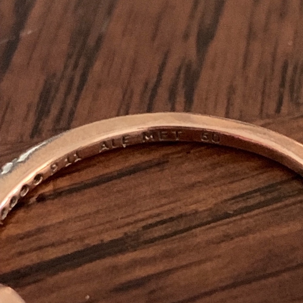 FINAL DROP Pandora RoseGold Shimmering Wish Ring 9 - Picture 7 of 8